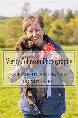 4. Alison Wilson from Little Whittingon with Lexi winner of the GunDog Puppy Bitch Class