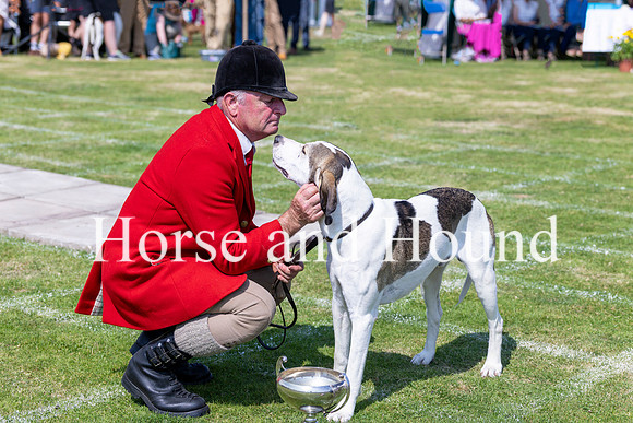 Rydale048 John Weller MFH with Ulswater Saxon winner of the Hartley Memorial Challenge trophy