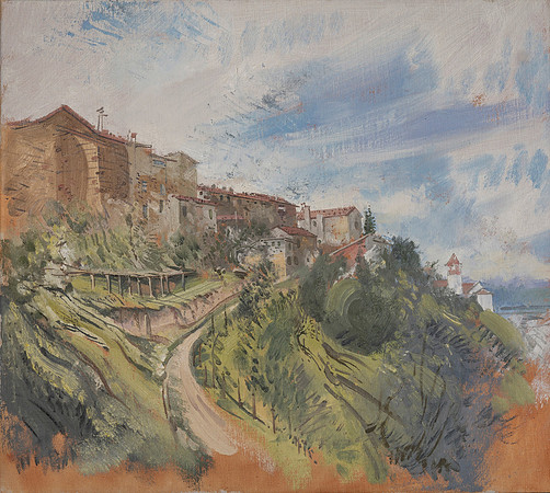 68.View a hilltop village Tuscany