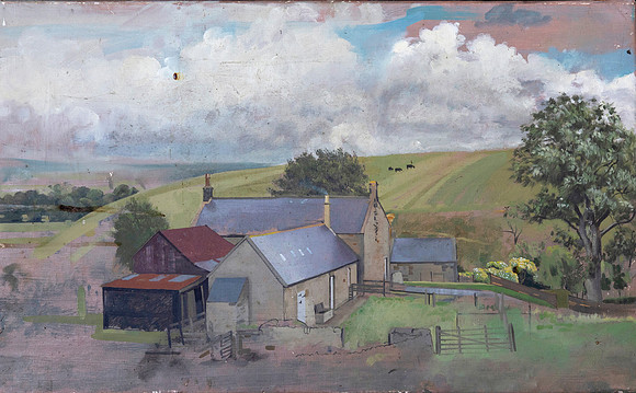 117.View of Dally Castle, near Tarset