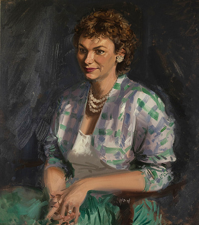 20.Sketch of unknown lady in pearls