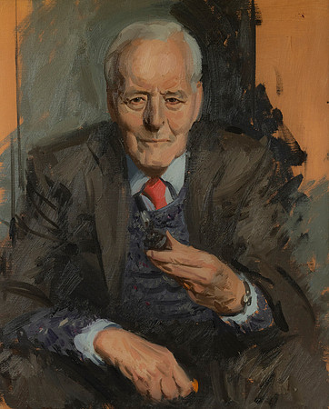 50.Portrait of Tony Benn MP