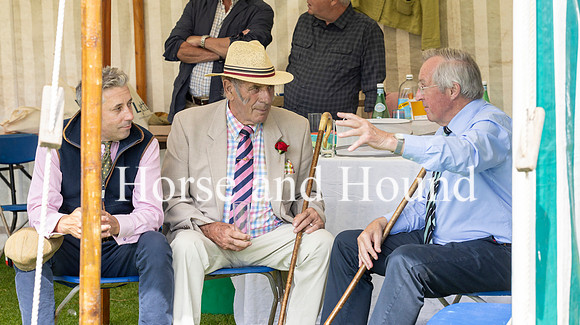 0030. Tales were told. Richard Tyack (Past Wynstay Master and Huntsman) Walter Jefferies (Past Jed Forest Huntsman) Michale Headly (Past Border Master and Huntsman)