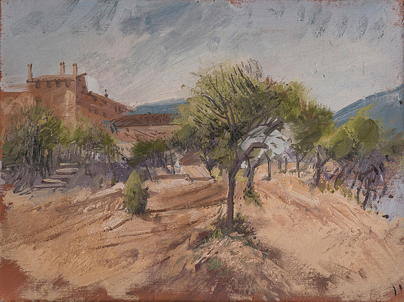 71.View of a finca in Majorca