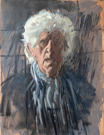 64.Self-portrait with scarf
