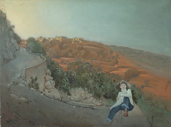 35.Charlotte on the road to Ramla
